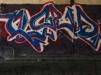 Ściana, Kędzierzyn Koźle, Graffiti, Napis
