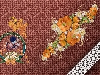 Kwiaty, Grafika, Pierrot
