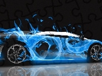 Grafika 3D, Lamborghini, Wektorowa