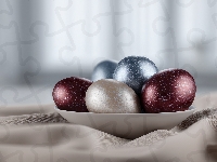 Kolorowe, Miska, Jajka, Grafika AI, Wielkanoc