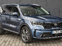 Granatowa, Kia Sorento