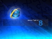 Granatowe, Windows, Internet Explorer 8, Tło