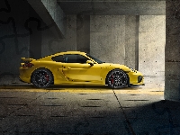 Żółte, Porsche Cayman GT4