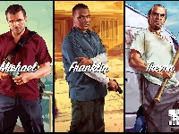 Franklin, Gta 5, Michael, Trevor