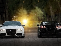 Audi RS, Nissan GTR