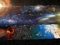 Gwiazdy, Kosmiczny, Kalendarz, Galaktyki