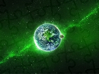 kosmos, Ziemia, księżyc, gwiazdy