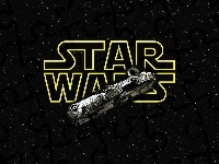 gwiazdy, tytuł, Star Wars, niebo, noc