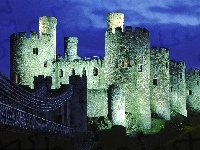 Zamek, Gwynedd, Conwy, Brytania, Wielka