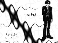 hakaii, Saiyuki, black and white