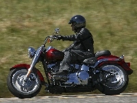 Jazda, Harley-Davidson Softail Fat Boy, Testowa