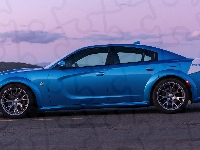 SRT Hellcat, Dodge Charger, Niebieski