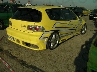 Honda Civic, Żółta, Tuning