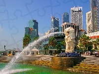 Hotel, Merlion, Singapur, Schody