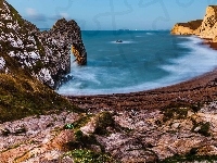 Skała, Hrabstwo Dorset, Klif, Anglia, Morze, Durdle Door