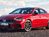 Czerwony, Hyundai Sonata N Line
