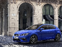 2017, Seat Leon III SC Facelifting, Niebieski