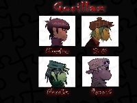 imiona , Gorillaz, Russet , zespół