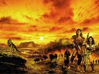 Indianie, Luis Royo, Droga
