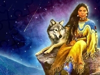 Wilk, Indianka, Noc