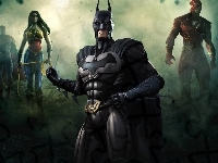 Flash, Injustice God Amoug Us, Batman, Wonder Woman