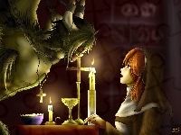 Świeca, Ulquiorra, Inoue, Kolacja