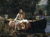 Isabella Morawetz, Łódka, Reprodukcje, Obrazów, Dama