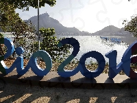 2016, De, Rio, Janeiro, Napis, Olimpiada