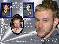 jasne włosy, Dominic Monaghan, niebieskie oczy