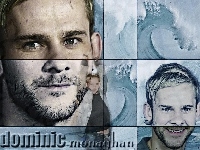 jasne włosy, Dominic Monaghan, niebieskie oczy