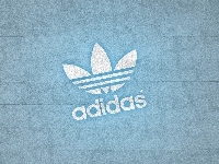 Tło, Jasnoniebieskie, Adidas