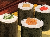 Sushi, Jedzenie, Grafika