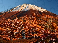 Jesień, Fuji, Wulkan