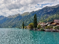 Góry, Lake Brienz, Jezioro, Szwajcaria, Brenz