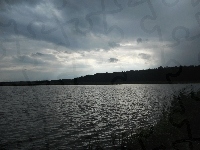 Chmury, Jezioro, Las