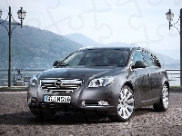 Jezioro, Opel Insignia, Góry, Latarnie