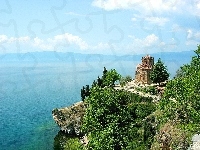 Jezioro, Kościół, Św.Jovan Kaneo, Albania