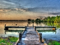 Jezioro, Kładka
