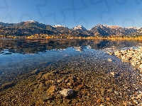 Twin Lakes, Kolorado, Stany Zjednoczone, Góry, Kamienie, Jezioro