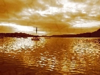 Jezioro, Sepia