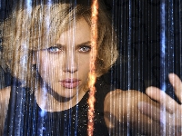 Deszcz, Szyba, Scarlett Johansson