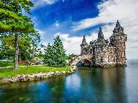 Alexandria Bay, Park, Boldt Castle, Zamek Boldt, Nowy Jork