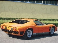 Jota, Lamborghini, Miura, Tył