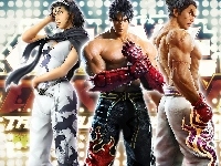 Jun Kazamam, Jin Kazama, Kazuya Mishima