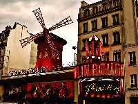 Kabaret, Paryż, Moulin Rouge, Wiatrak