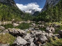 Kamienie, Góry, Jezioro, Lasy