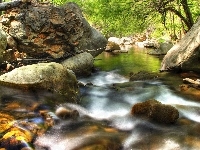 Nurt, Kamienie, Rzeki
