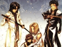 katana, Saiyuki, gun, kid