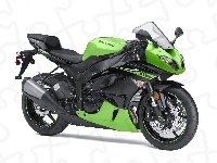 Kawasaki, ZX-6R, Motocykl, Ścigacz, Ninja