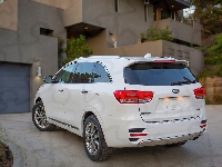 Tył, Kia Sorento SXL, Biała